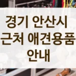 안산시 디자인 감각 있는 펫샵 추천 안내