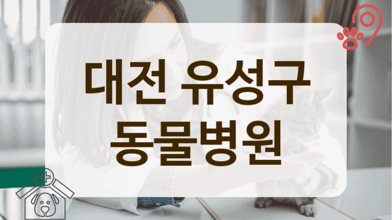대전 유성구 반려동물과 편안하게 방문 가능한 동물병원